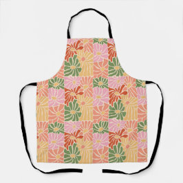 Groovy Retro Floral  Schort