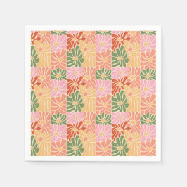 Groovy Retro Floral  Servet