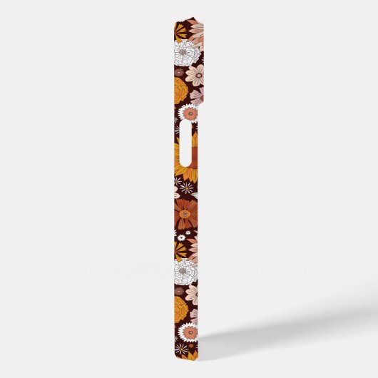 Groovy Retro Flower Garden Pattern Case-Mate iPhone Case (Achterkant / Rechts)