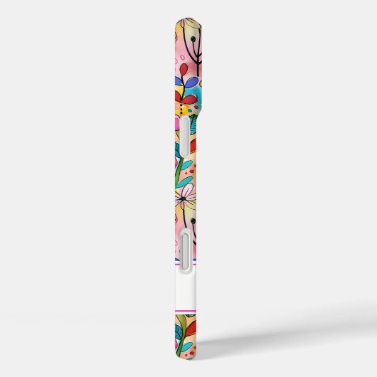 Groovy Retro Flower Power Persoonlijk Case-Mate iPhone Case (Achterkant / Rechts)