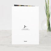 Groovy Retro foto Hippy Verjaardag Kaart (Achterkant)