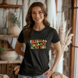 Groovy Retro Fysiotherapie is mijn vibe, PT T-shirt<br><div class="desc">Groovy 'fysiotherapie is mijn vibe' T-shirt. Het is een geweldig cadeau voor fysiotherapeuten.</div>