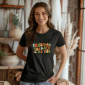 Groovy Retro Fysiotherapie is mijn vibe, PT T-shirt