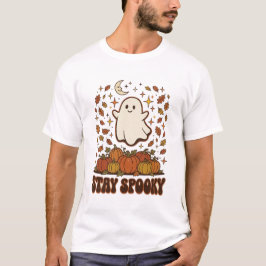Groovy Retro Geest Halloween Grafisch T-shirt