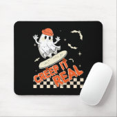 Groovy Retro Ghost Halloween Creep It Real Boys SK Muismat (Met muis)