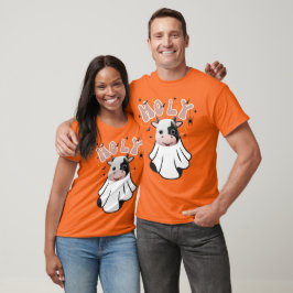 Groovy Retro Halloween "Holy Koe" T-shirt