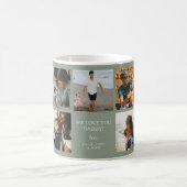 Groovy Retro Happy Vaderdag 7 Photo Collage Koffiemok (Center)