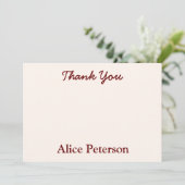 Groovy Retro Hippie Flower Vrijgezellenfeest Bedan Bedankkaart (Staand voorkant)