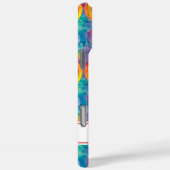 Groovy Retro Hippie Vredesteken Persoonlijk Case-Mate iPhone Case (Achterkant / Rechts)