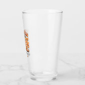 Groovy Retro I Love Herfst Prevention Funny Glas (Links)