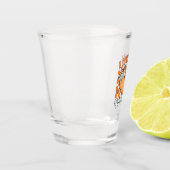 Groovy Retro I Love Herfst Prevention Funny Shot Glas (Links)