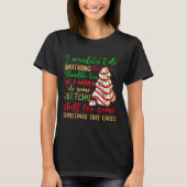 Groovy Retro I'd Do Sketchy Stuff For Christmas Tr T-shirt (Voorkant)