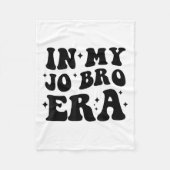 Groovy Retro In My Jo Bro Era Funny Womens Mens  Fleece Deken (Voorkant)