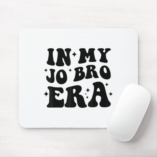 Groovy Retro In My Jo Bro Era Funny Womens Mens  Muismat (Met muis)