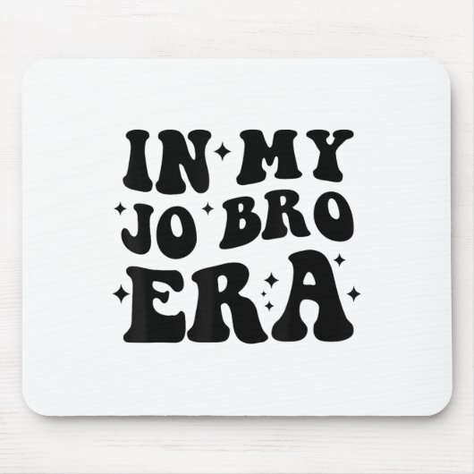 Groovy Retro In My Jo Bro Era Funny Womens Mens Muismat (Voorkant)