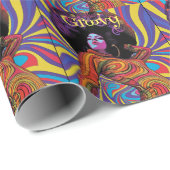 Groovy Retro inpakpapier (Rol Hoek)