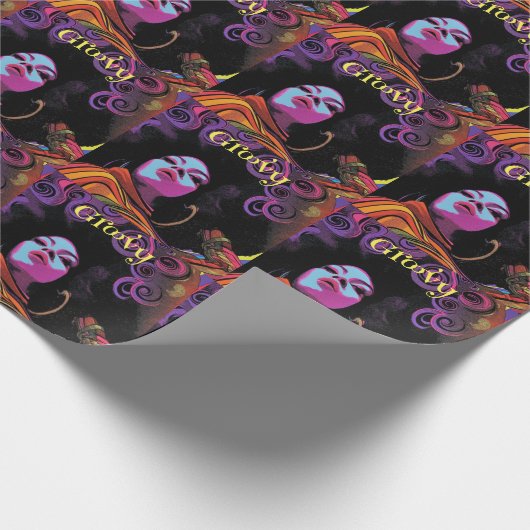 Groovy Retro inpakpapier (Hoek)