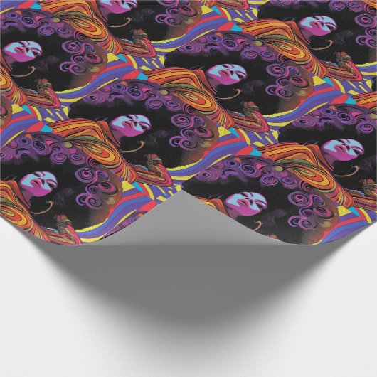 Groovy Retro inpakpapier (Hoek)