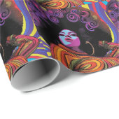 Groovy Retro inpakpapier (Rol Hoek)