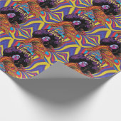 Groovy Retro inpakpapier (Hoek)