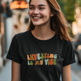Groovy Retro Investment is mijn vibe, investeerder T-shirt