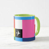 Groovy Retro Jet Age Mok (Voorkant rechts)