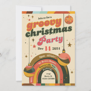 Groovy Retro Kerstkaarten – Geïnspireerd door de j Kaart