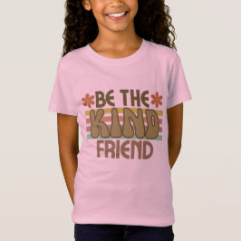 Groovy Retro Kind Friend T-shirt