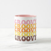 Groovy Retro Koffiekop Mok (Midden)