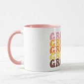 Groovy Retro Koffiekop Mok (Links)