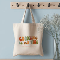 Groovy Retro Koken is Mijn Vibe, Chef, Kok, Eten