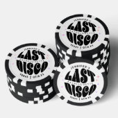 Groovy Retro Laatste Disco Bachelorette Weekend Pa Poker Chips (Opstapeling)