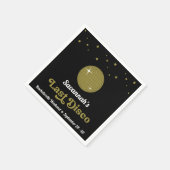 Groovy Retro Laatste Disco Bruid Bruidsfeest Servet (Hoek)