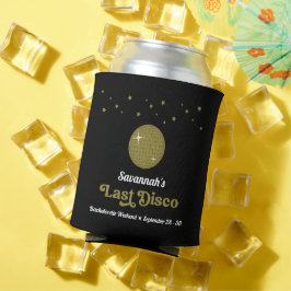 Groovy Retro Laatste Disco Bruid Hen Party Blikjeskoeler