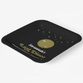 Groovy Retro Laatste Disco Bruid Hen Party Papieren Bordje (Gebogen)