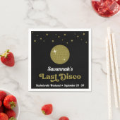 Groovy Retro Laatste Disco Bruid Hen Party Servet (Insitu)