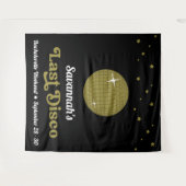 Groovy Retro Laatste Disco Bruid Hen Party Wandkleed (Voorkant (horizontaal))