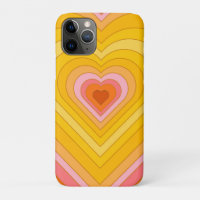 Groovy Retro Layered Heart