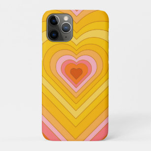 Groovy Retro Layered Heart Case-Mate iPhone Case