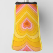 Groovy Retro Layered Heart Golfheadcover (Draai 90)