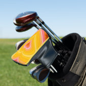 Groovy Retro Layered Heart Golfheadcover (Insitu)
