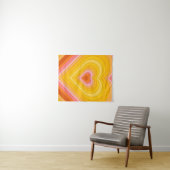 Groovy Retro Layered Heart Wandkleed (In Situ (horizontaal))