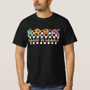 Groovy Retro leraar leven Daisy Hippy zijn wel aar T-shirt