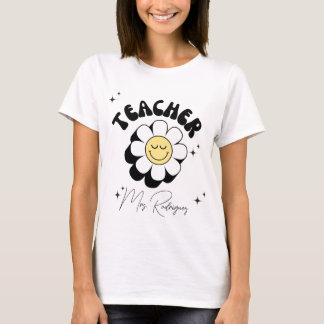 Groovy Retro Leraar T-shirt