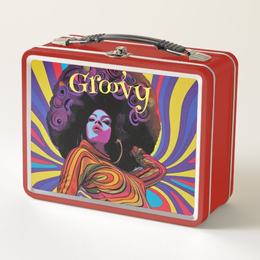 Groovy Retro Lunch Box (Voorkant)