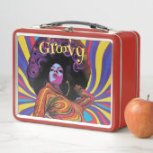 Groovy Retro Lunch Box (In situ)
