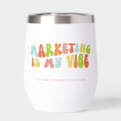 Groovy Retro Marketing is mijn vibe, communicatie (Achterkant)