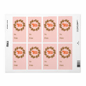 Groovy Retro Merry & Bright Etiket (Full Sheet)