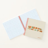 Groovy, retro milieuwetenschap is mijn vibe notitieboek (Binnen)