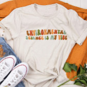 Groovy retro milieuwetenschap is mijn vibe Tri-Blend shirt